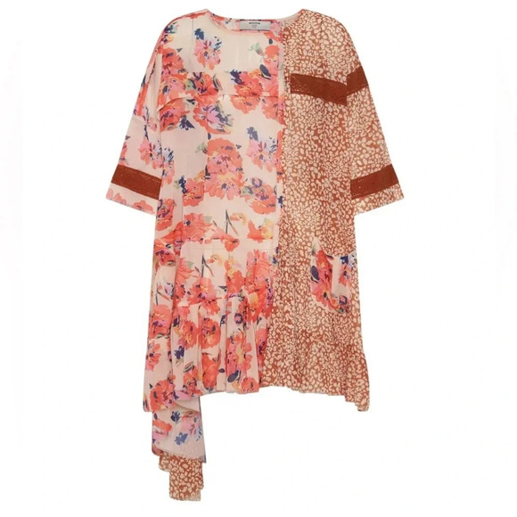 One Teaspoon NWT Night Dance Asymmetric Babydoll Dress Oversized - Picture 5 of 7